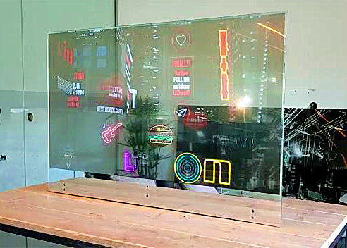 Customized Size OLED Clear Display / Horizontal Transparent OLED Panel supplier