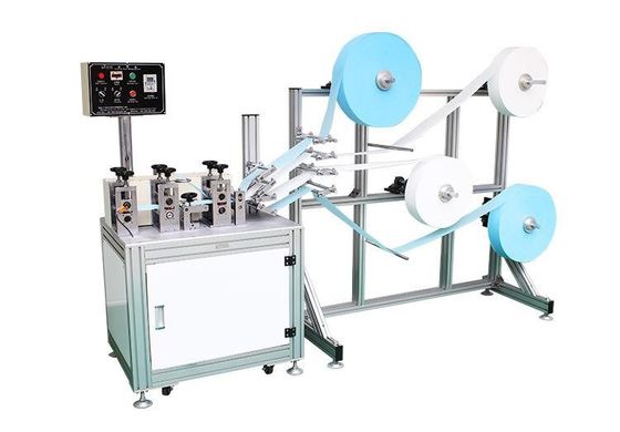 Ear Loop Face Mask Production Line , Face Mask Machine 3 Ply High Automation supplier