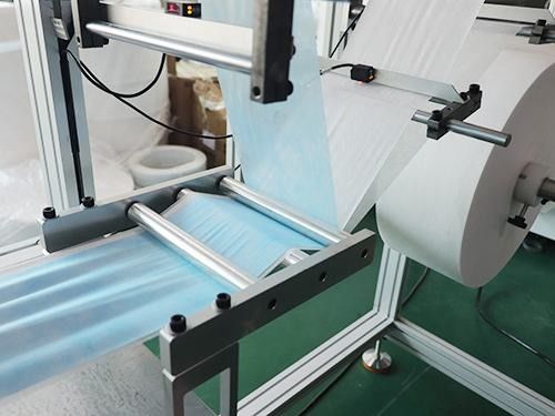 Non Woven Fully Automatic Face Mask Making Machine Aluminum Alloy Structure supplier