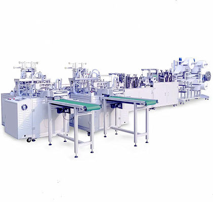 Flat 3 Ply Face Mask Making Machine With Computer Program Control supplier